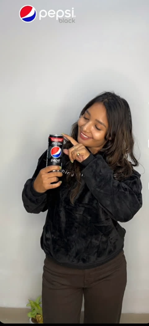Ready…Steady…Pose with swag using the awesome #PepsiBlackEffect
Tag @_deleted_user_  & use #PepsiBlackEffect to win amazing Pepsi Black NFTs, goodies and a LOT more! Try it out now! #Promoted