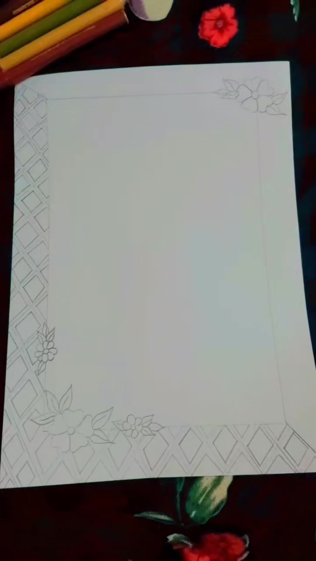 simple border designs for a4 paper