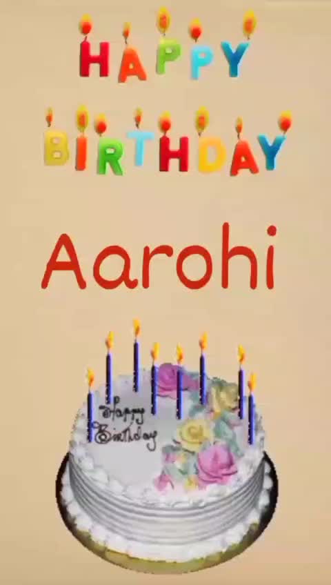 ▷ Happy Birthday Aarohi GIF 🎂 Images Animated Wishes【28 GiFs】